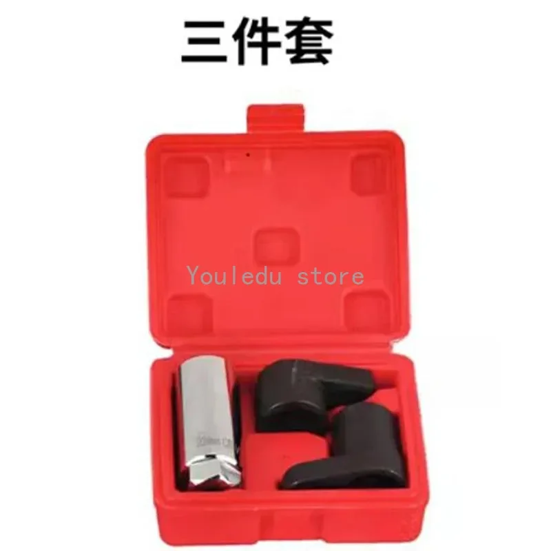 5pcs Oxygen Sensor Wrench Kit Thread Chaser Tool Fit for Auto O2 Socket Removal Install Offset Vacuum Sensor Socket New