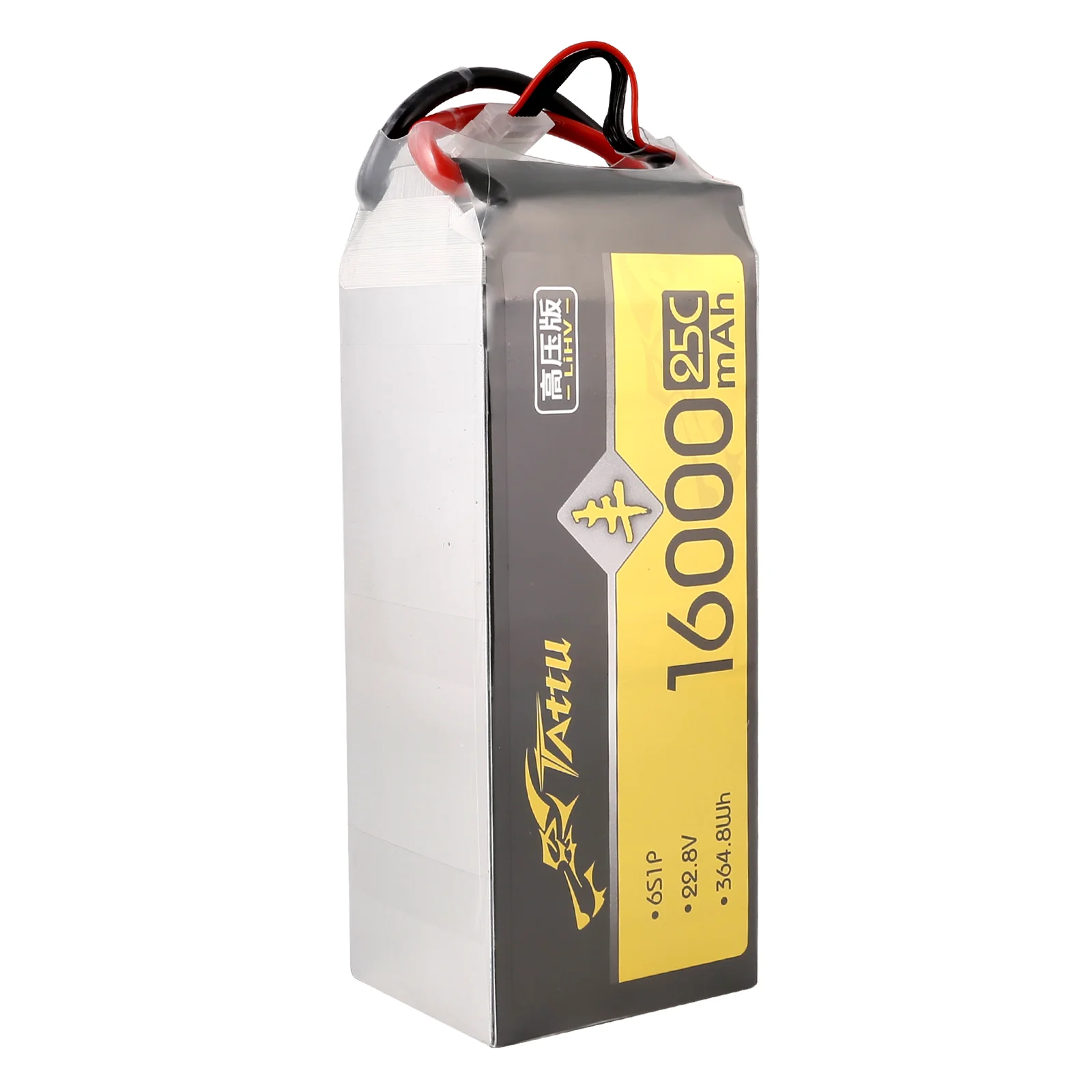 Tattu UAV HV Lipo Battery 16000mAh 6S 22.8V 25C XT90S Plug Large Capacity Agricultural Drones