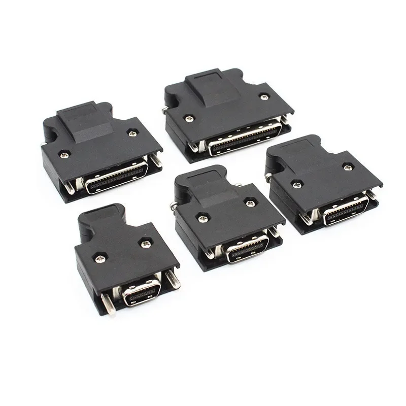 MDR/CSIS Cable Connector 1394 Encoder Servo Driver Plug Industrial Grade Gold-plated SM-14P/20P/26P/36P/50P Servo Plugs