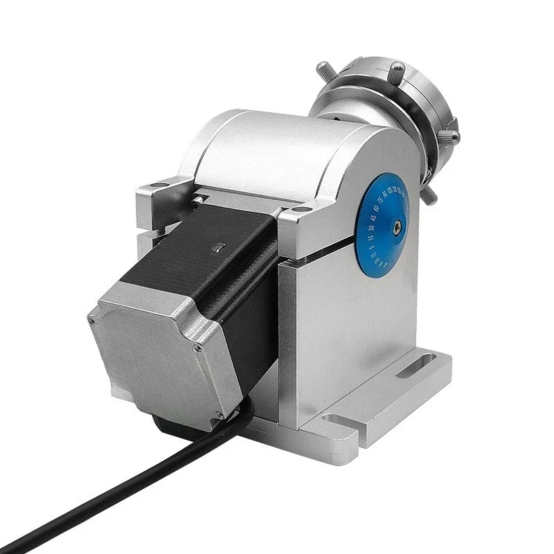 Quick clamping rotating shaft New mini marking machine Rotating shaft Stainless steel rotating jig Ring jewelry