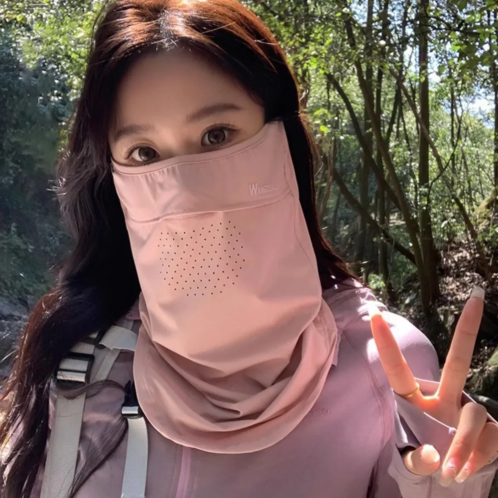 

Neck Protector Ear Hanging Sunscreen Face Mask UV Protection Shading Riding Mask Breathable Thin Sun Protection Face Towel Golf