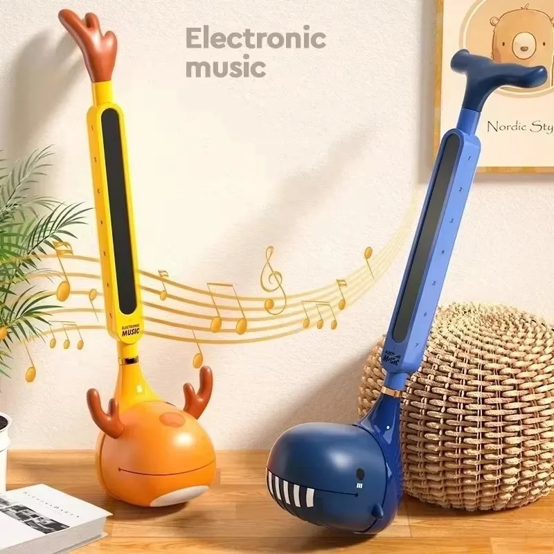 Otamatone Japanese Electronic Musical Instrument Portable Music Synthesizer Electric Tadpole Kawaii Educational Fun Gift