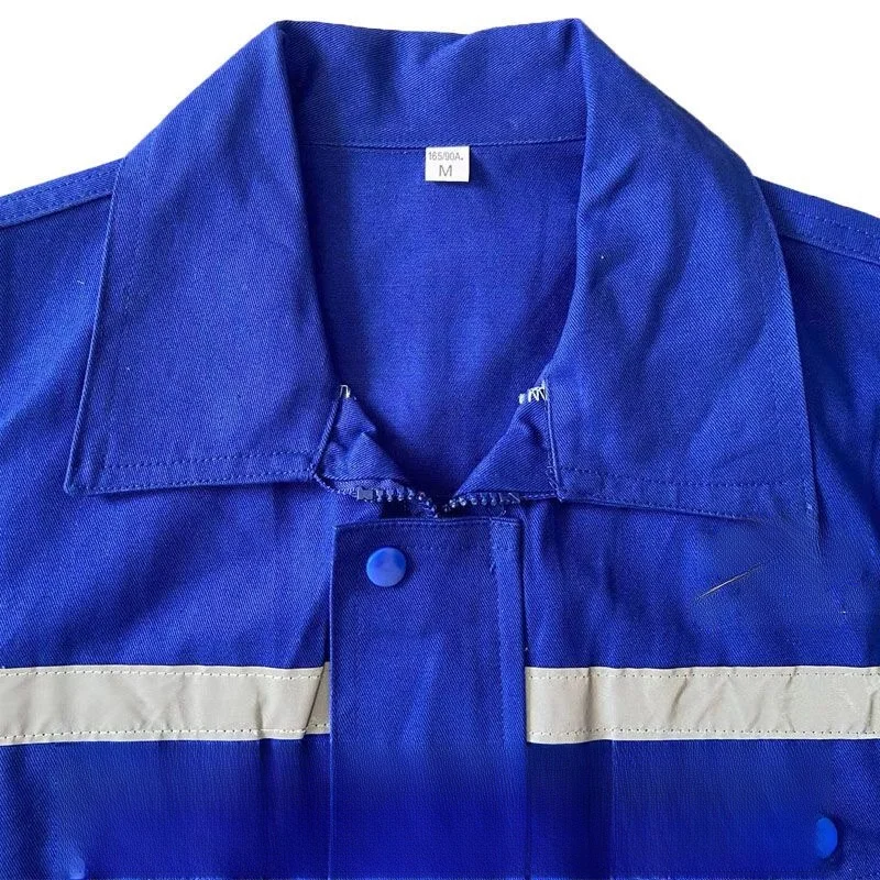 Set di Abbigliamento da Lavoro in Puro Cotone per Uomo, Resistente al Calore e all'Usura, per Saldatura e Riparazioni Auto