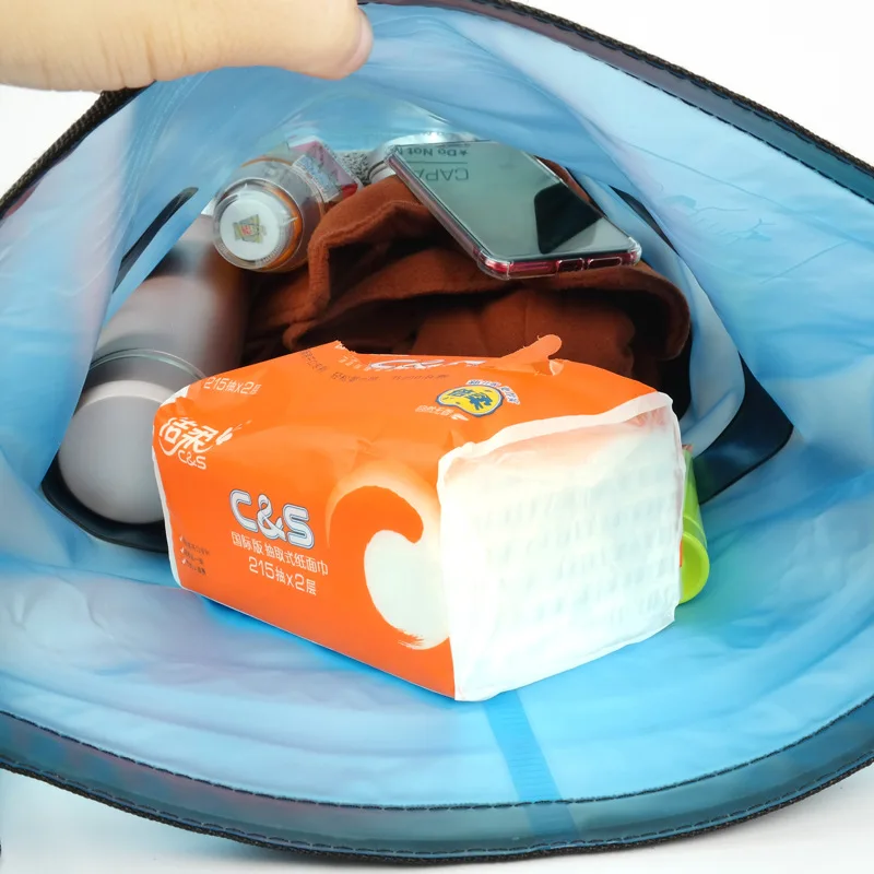 Bolsa seca impermeable para hombres y mujeres, mochila seca ligera translúcida, bolsas de almacenamiento para viajes, natación, navegación, kayak,