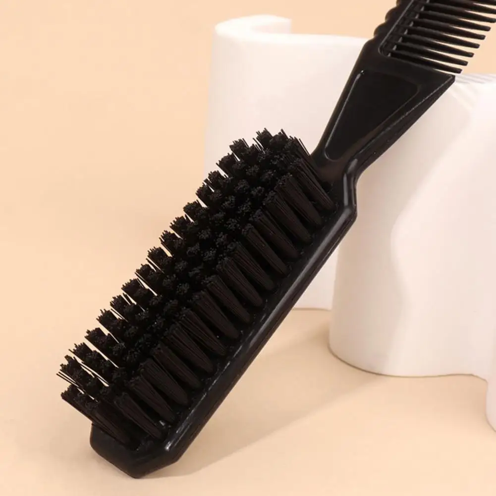 17cm Dual-Use Hair Brush Comb Gentle Cleaning Fluffy Beard Comb Hair Cleaning Beard Brush For Broken Hair Barber Accessories