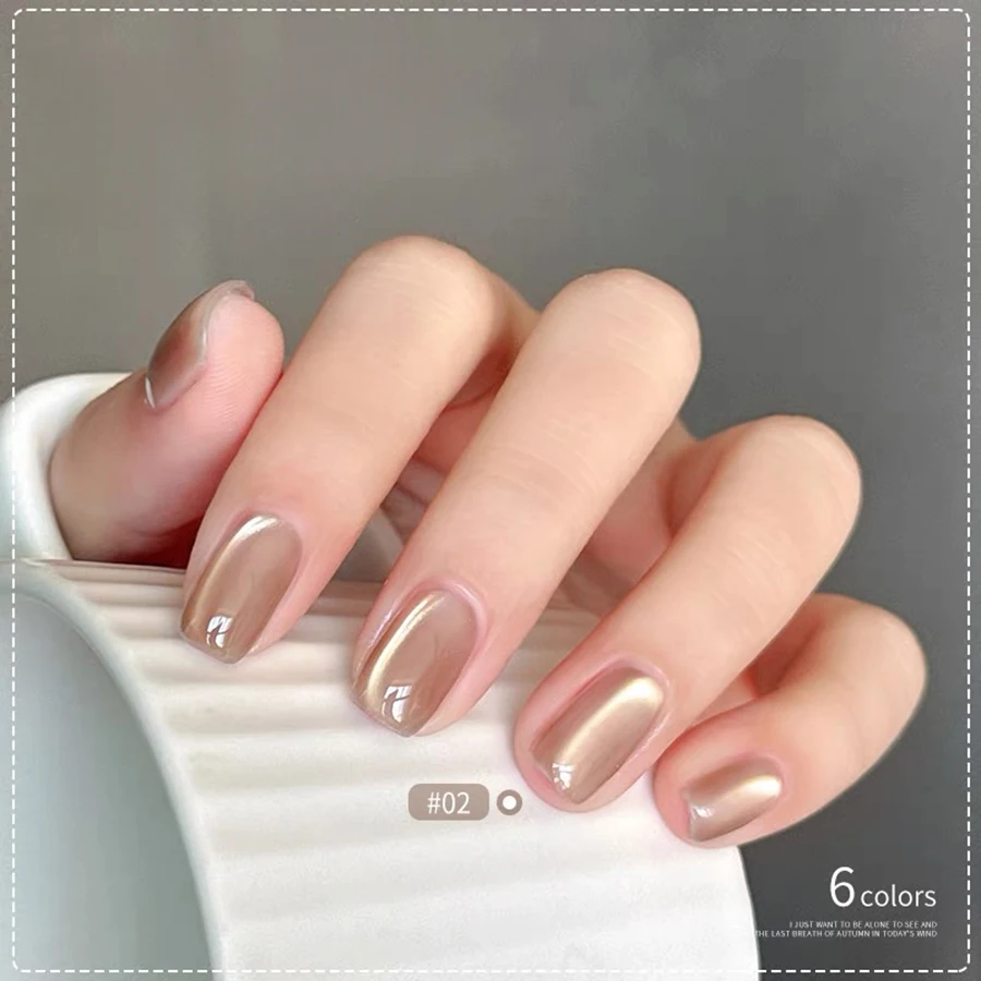 WS 10ML Herfst en Winter Nagels Best Verkopende Li Ge Retro Champagne Goud Glazen Kraal Maanlicht Cat Eye Magneet Gel nagellak Nagels