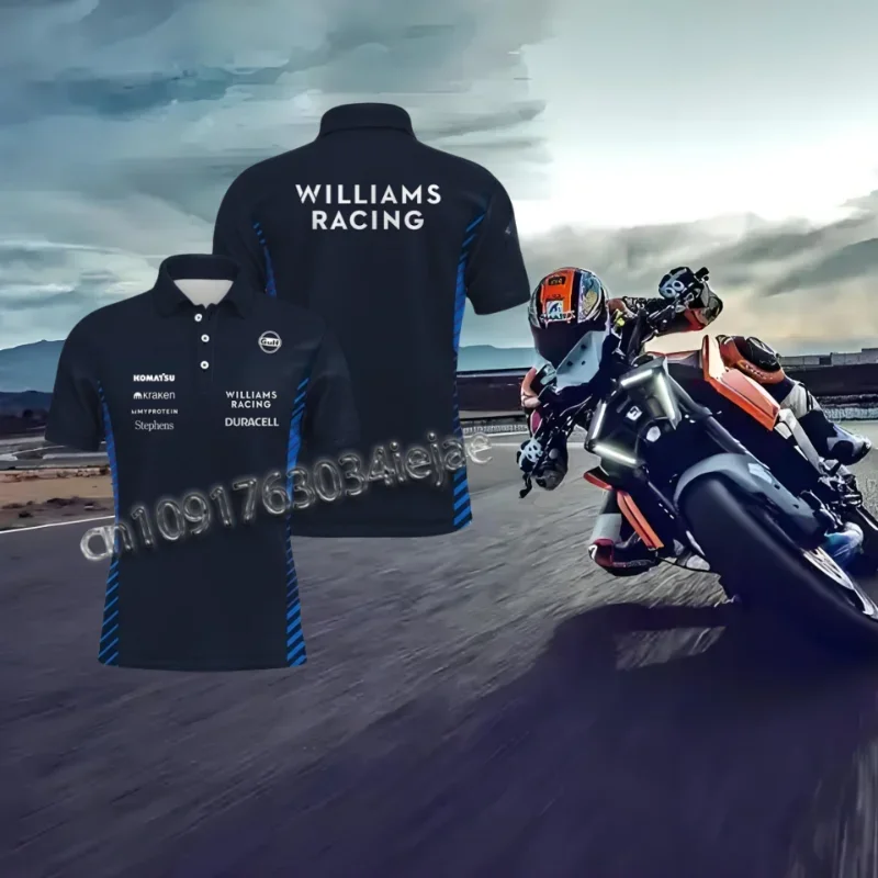 

25 Summer Motorcycle Racing T-Shirt Outdoor Extreme Sports Cycling Activity Wear New Loose Speed Drying Men Motorcycle PoloShirt
