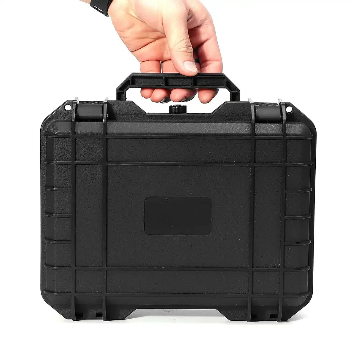 Custodia per attrezzi impermeabile antiurto Cassetta per attrezzi sigillata Resistente alla sicurezza Fotocamera Fotografia Multimetro Scatola di immagazzinaggio Valigia con spugna
