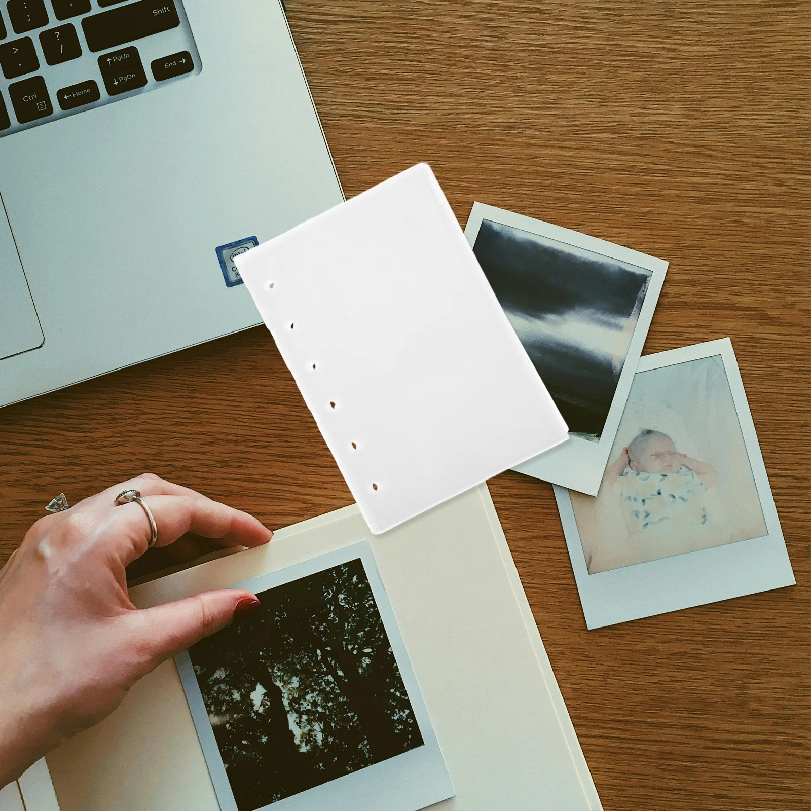 52 Uds páginas de repuesto para álbum de recortes protectores de páginas transparentes divisores dobles 14x12,5 cm hojas de carpeta para álbum de fotos insertos de plástico