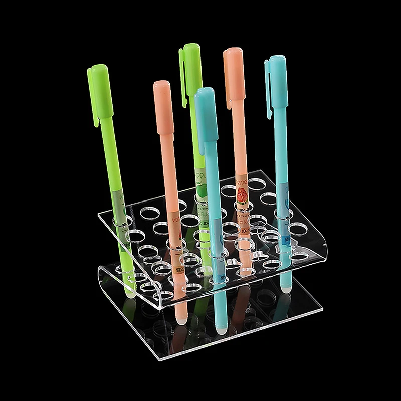 EyeblogugBrush Tube Présentoir, Rangement de brosse à cils, Support rapide de pince à épiler, Outils de maquillage de beauté en acrylique, Plantation de cils