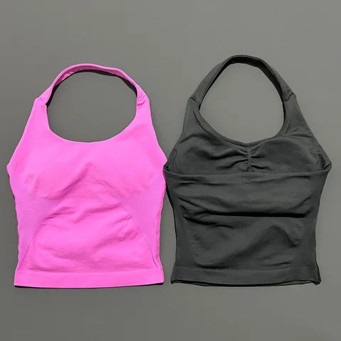 HISTELLO Топ для йоги Halter из нейлона — детальный вид товара