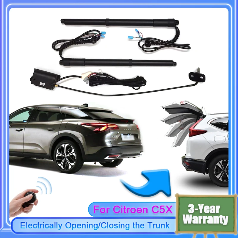 

For Citroen C5X 2021~2024 Vehicle Electric Tailgate Lift for Drive Trunk Intelligent Opening of Tail gate Soft Close Car Door