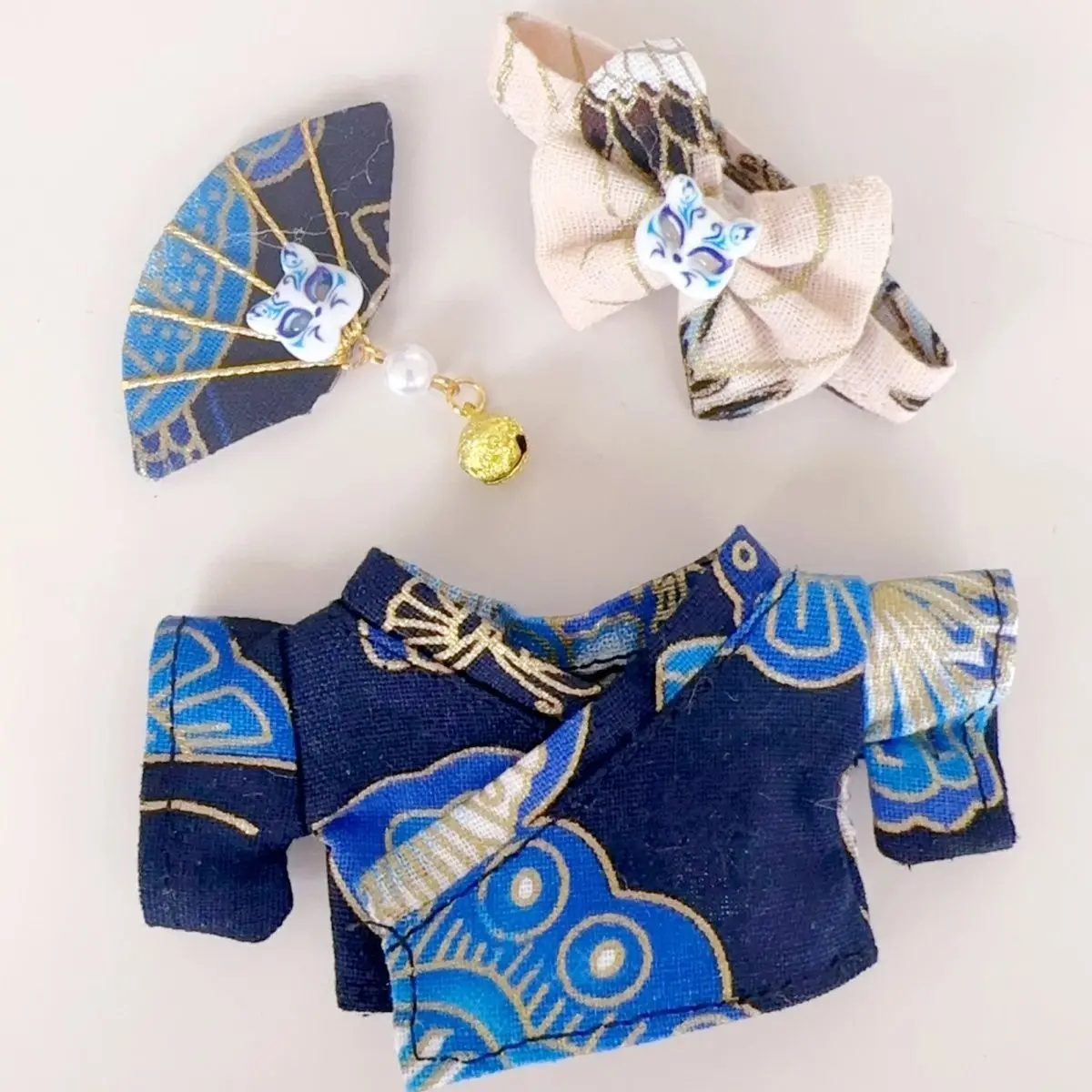 Ropa para muñecas Labubu 4,0, Kimono, albornoz, accesorios para muñecas, vestido cambiante para fiesta sentada, juguetes para jugar a las casitas, 10cm