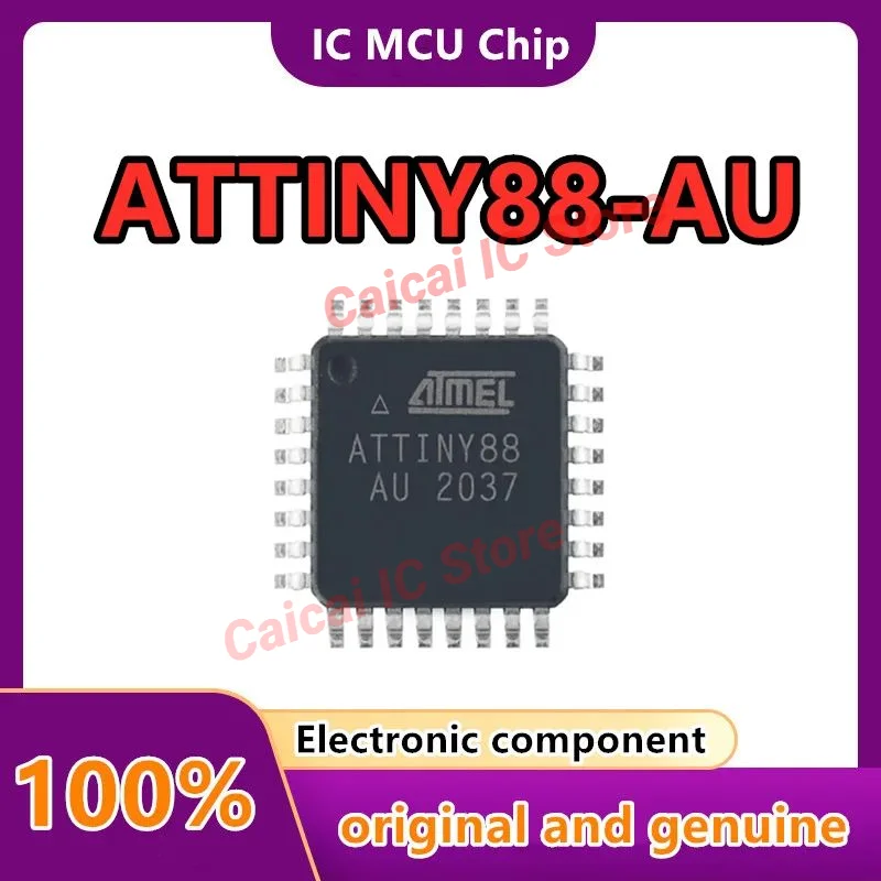 10PCS/LOT  ATTINY88-AU AT ATTI ATTINY ATTINY88 100%  Brand  New Original IC TQFP-32