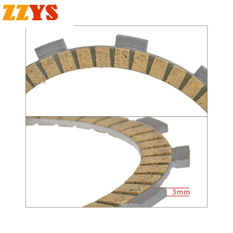 Motorcycle Friction Clutch Plate Kit For Kawasaki KLF400 Bayou KLF 400 For KTM EXC SC 400 600 EXC LC4 620 EXC400 EXC600 SC400