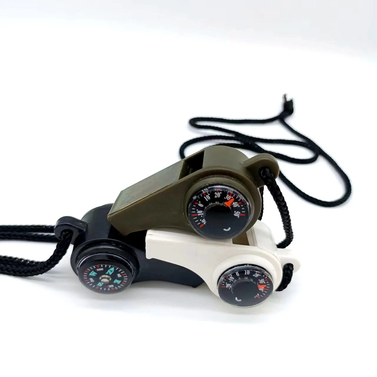 

Outdoor Multifunctional Three-in-One Life-Saving Whistle Compass Thermometer Waterproof 3-Year Warranty Referee Use Model