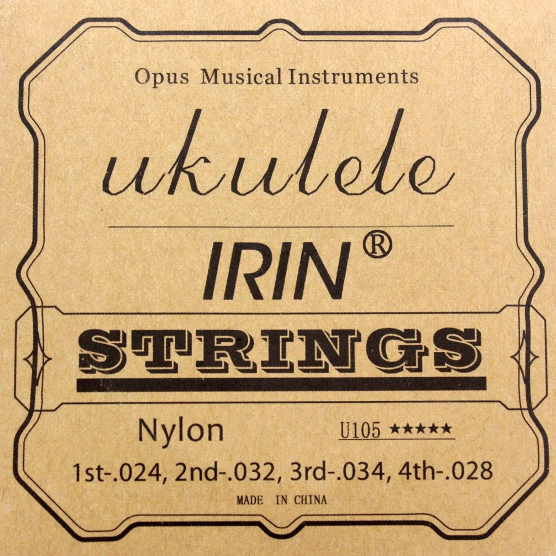 IRIN senar Ukulele profesional senar nilon bening hitam senar Ukulele warna-warni Aksesori suku cadang instrumen senar