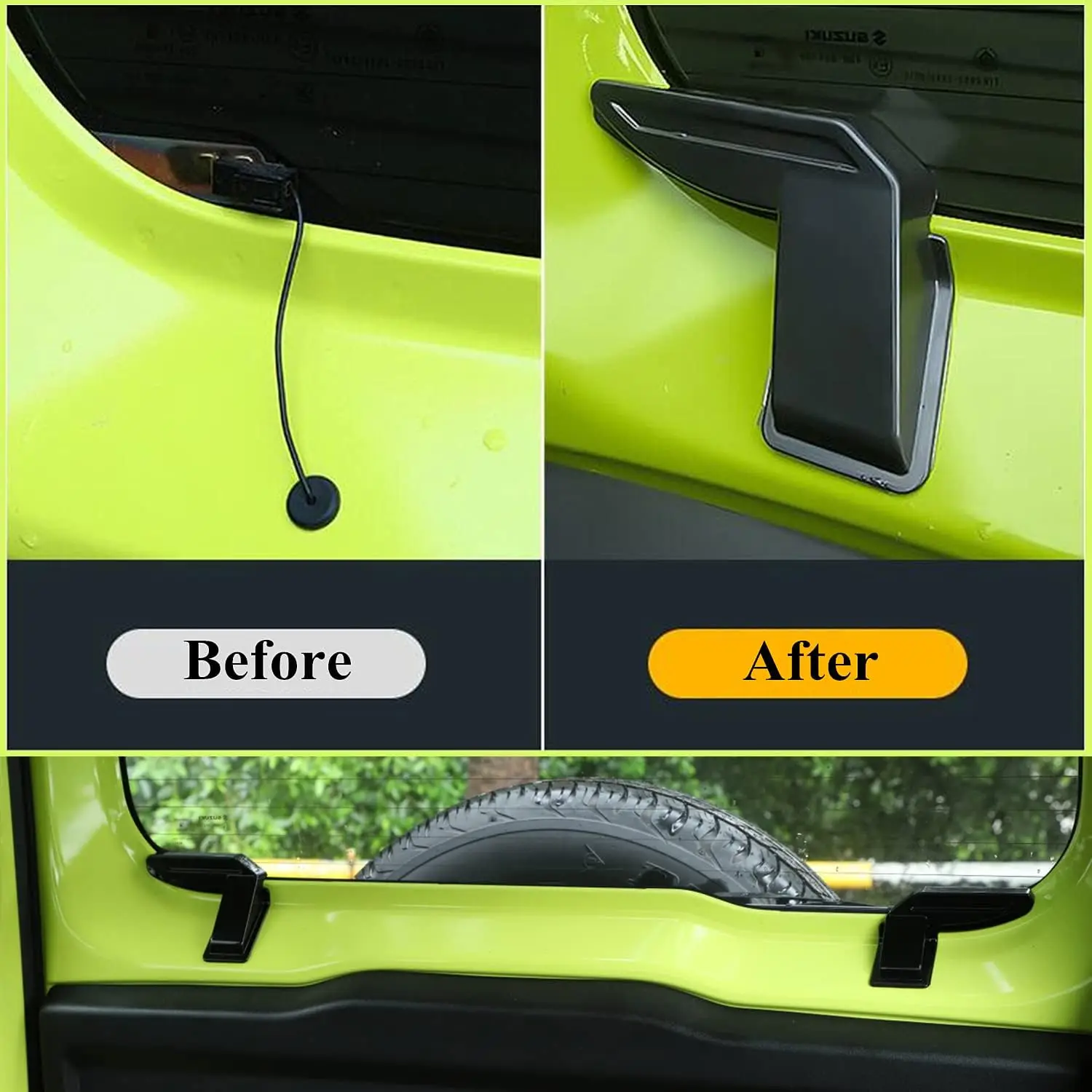 

For Jimny JB64 JB74 Rear Windshield Heating Wire Protection Covers For Suzuki Jimny JB74 JB64 2019-2025 High-Quality ABS