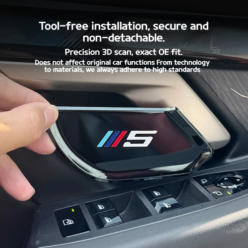 ل BMW X5 X3 3 5 سلسلة i3 i5 G05 G45 G20 G60 2019-2025 مقبض السيارة الداخلي وعاء الباب طبقة رقيقة واقية الملحقات الداخلية