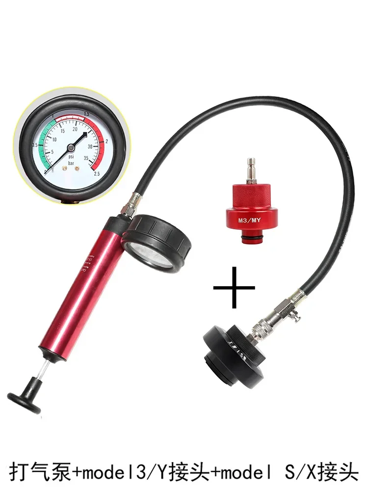 Model 3 water tank leak detector pressure gauge plug - special connector