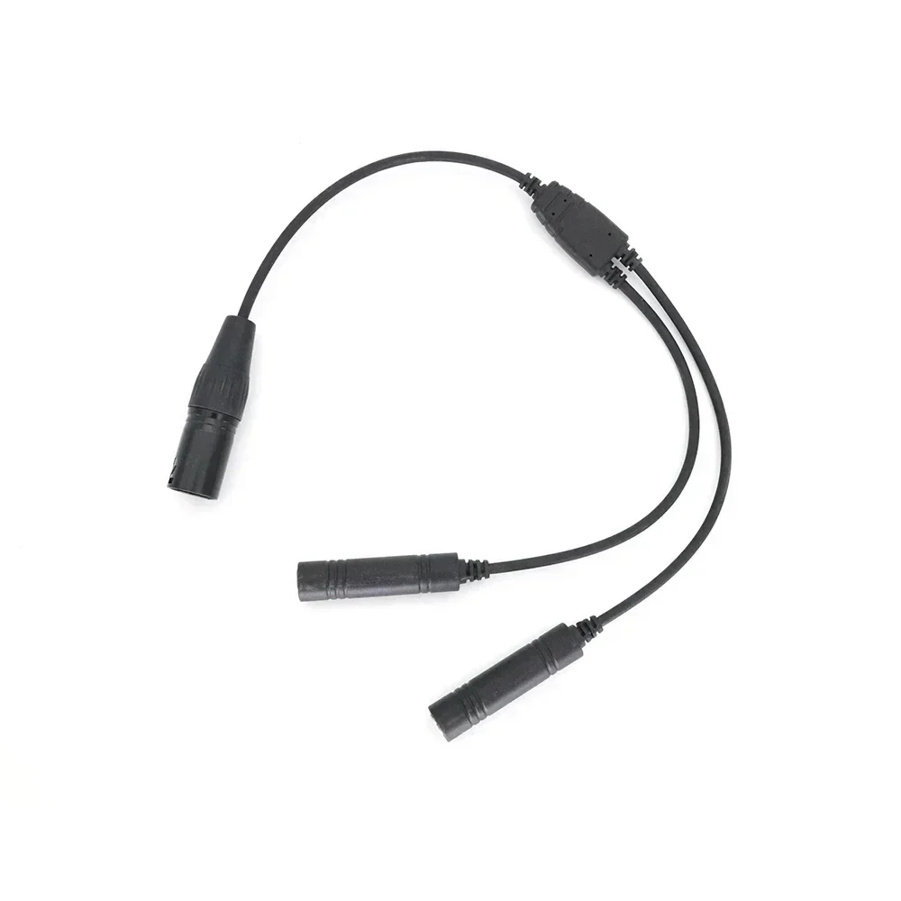 Aviação Headset Adapter, GA Dual Plugs para Airbus, 5 Pin XLR Headset