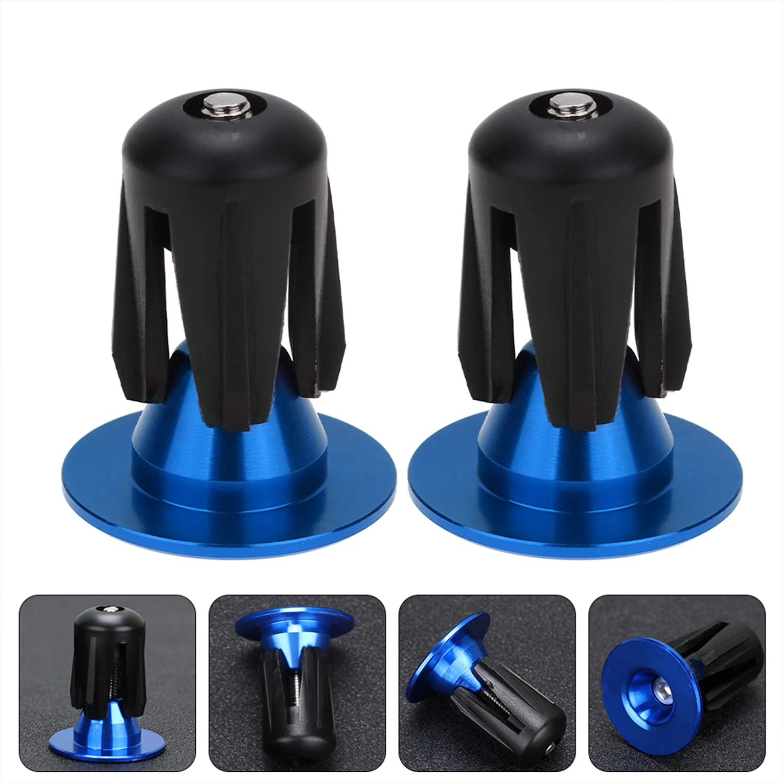 Aluminum Handle Bar Ends Bike Handlebar End Caps For Road Mountain Bike Cycling Accessories Lightweight Strong Replacement