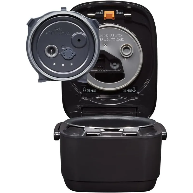 Zojirushi NW-JEC10BA جهاز تسخين الضغط التعريفي (IH) جهاز طبخ الأرز وسخان، 5.5 كوب و10 أكواب، صنع في اليابان