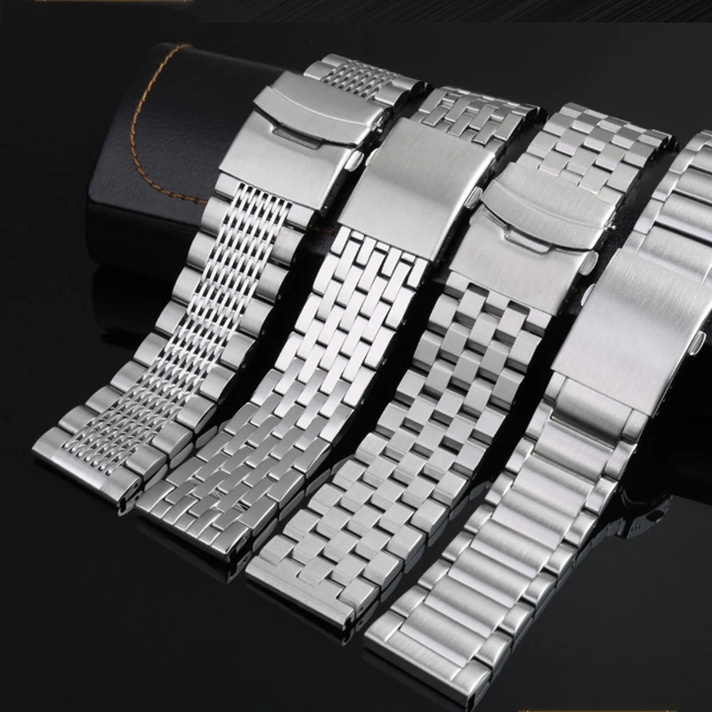 Stainless steel strap bracelet 22mm 24mm 26mm 28mm 30mm for Diesel Seven on Friday metal watchband DZ7395 7313 4316 watch strap