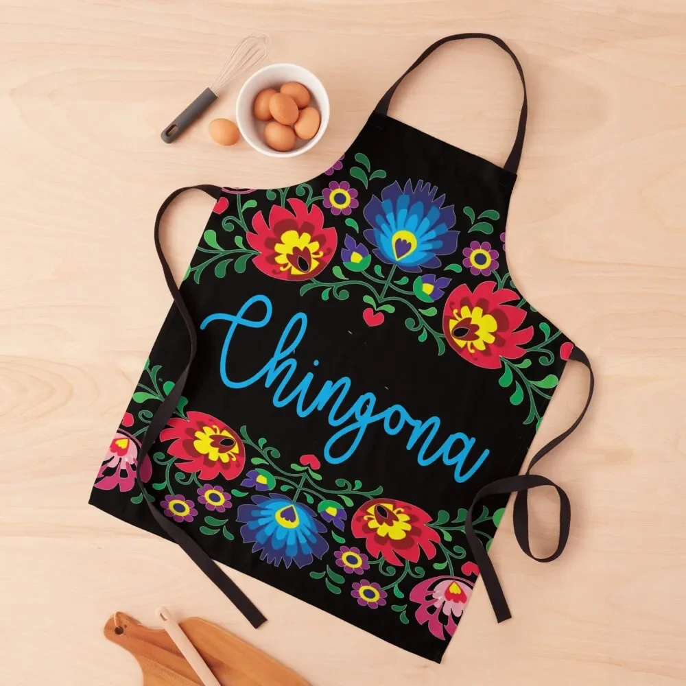 

CHINGONA mask, chingona phone case, LATINA HERITAGE Apron For Girl Kitchen Man Apron