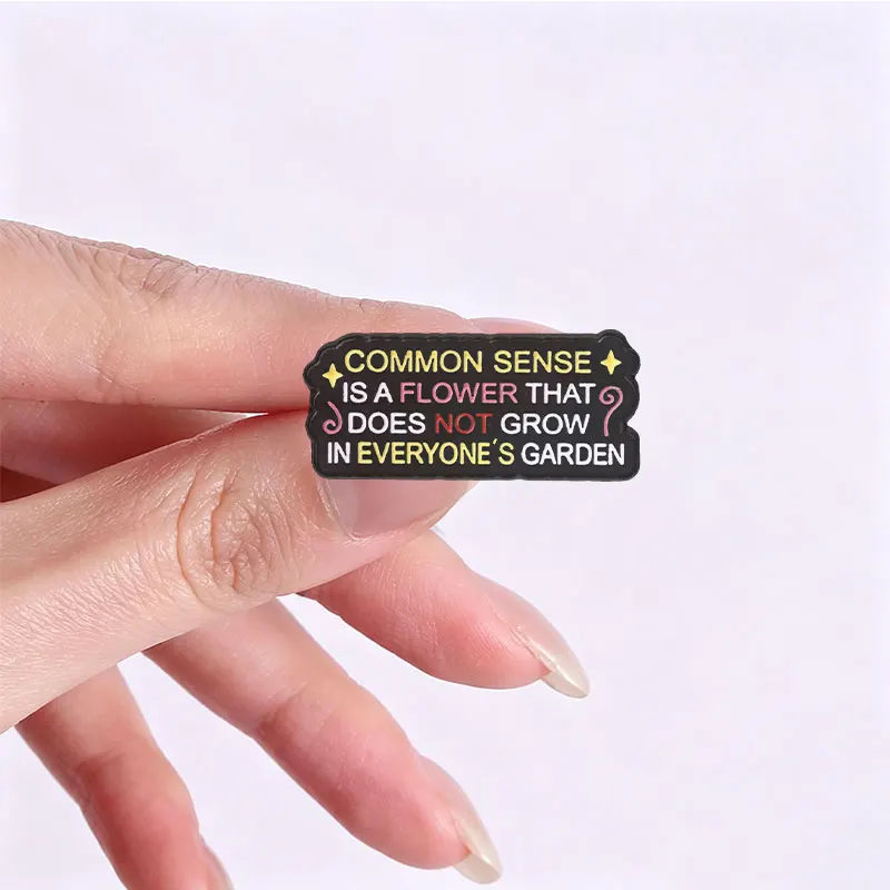 Sarcastic Witty Slogan Enamel Badges Humor Attitude Quote Pins Funny Text Metal Brooches Lapel Pin Set Gift