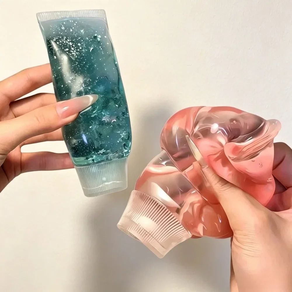 1-10 Stück Zahnpastatuben-Soft-Gel-Squishies, langsam aufsteigend, Stressabbau für Erwachsene, sensorisches Entspannungs-Spielzeug, niedliches Taschen-Gadget – Detail 3