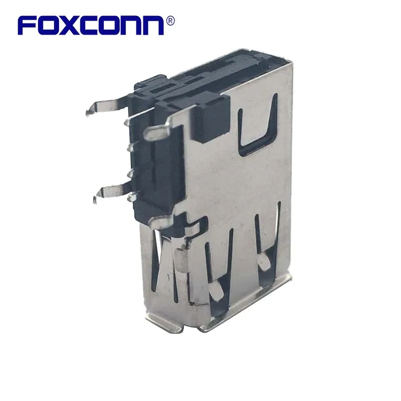 

Foxconn UB31193-4HR1-4F Side thrusting Flanging USB2.0 Connector negative direction