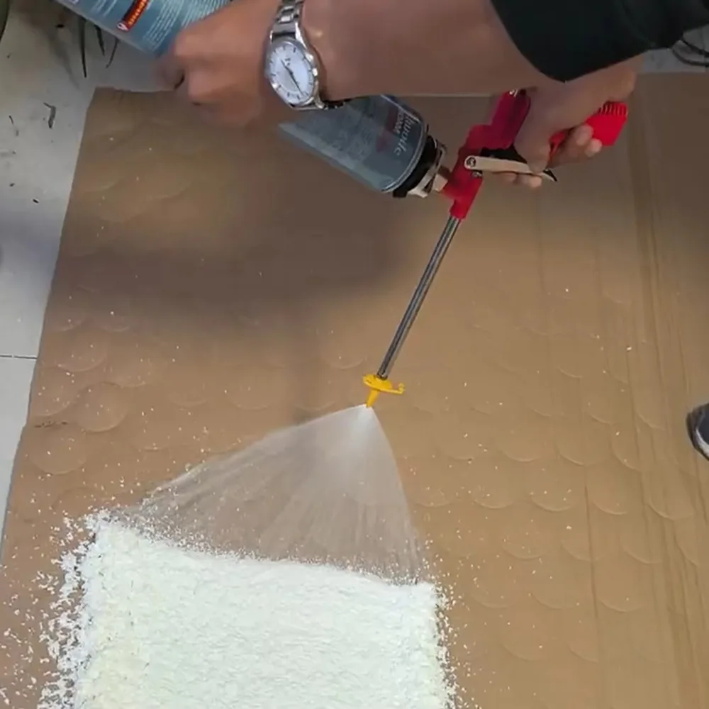 Polyurethane Foam Flat Fan Nozzle Foaming Spray Gun Heat Insulation Foaming Agent Airless Spray Gun & Foam Nozzles