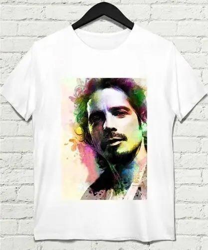 New Popular Chris Cornell Signature White Unisex All size T-Shirt