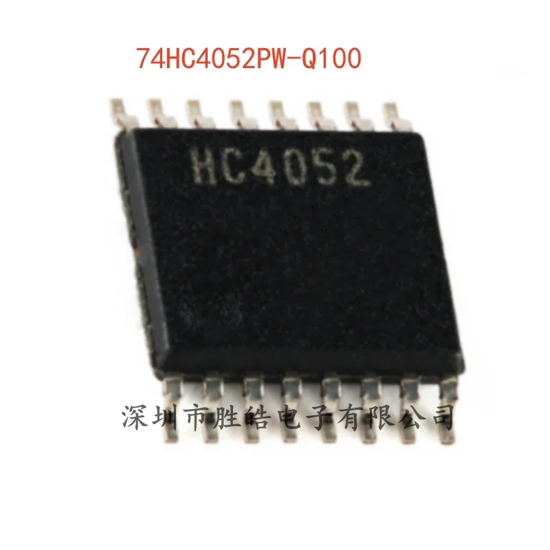 

(10 шт.) НОВЫЙ 74HC4052PW-Q100, 11 HC4052PW двухканальный четырехканальный аналоговый мультиплексор TSSOP-16 Интегральная схема