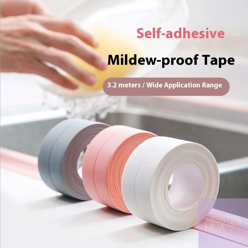 1 لفة من ملصق حوض المطبخ المضاد للعفن والماء المقاوم للرطوبة للمطبخ والحمام