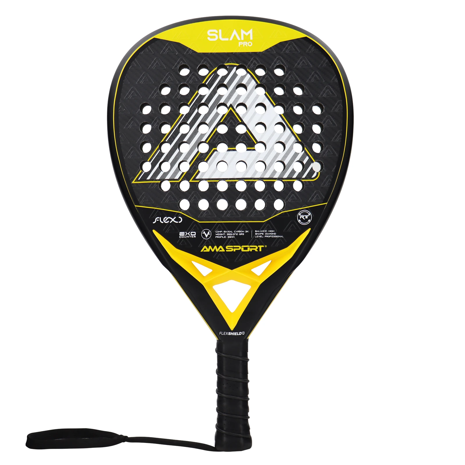 Padel Rackets 3K Carbon Fiber Surface with 3D Texture for Enhanced Control with EVA Memory Flex Foam Core Ultimate Pala de Padel