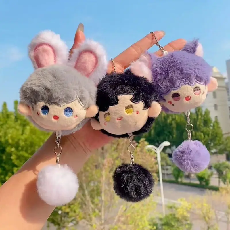 Game Love and Deepspace Xavier Zayne Rafayel ralayo Shen Xinghui Li Shen Qi Yu Keychain Chirping Sounds Pendant Plush Key Ring