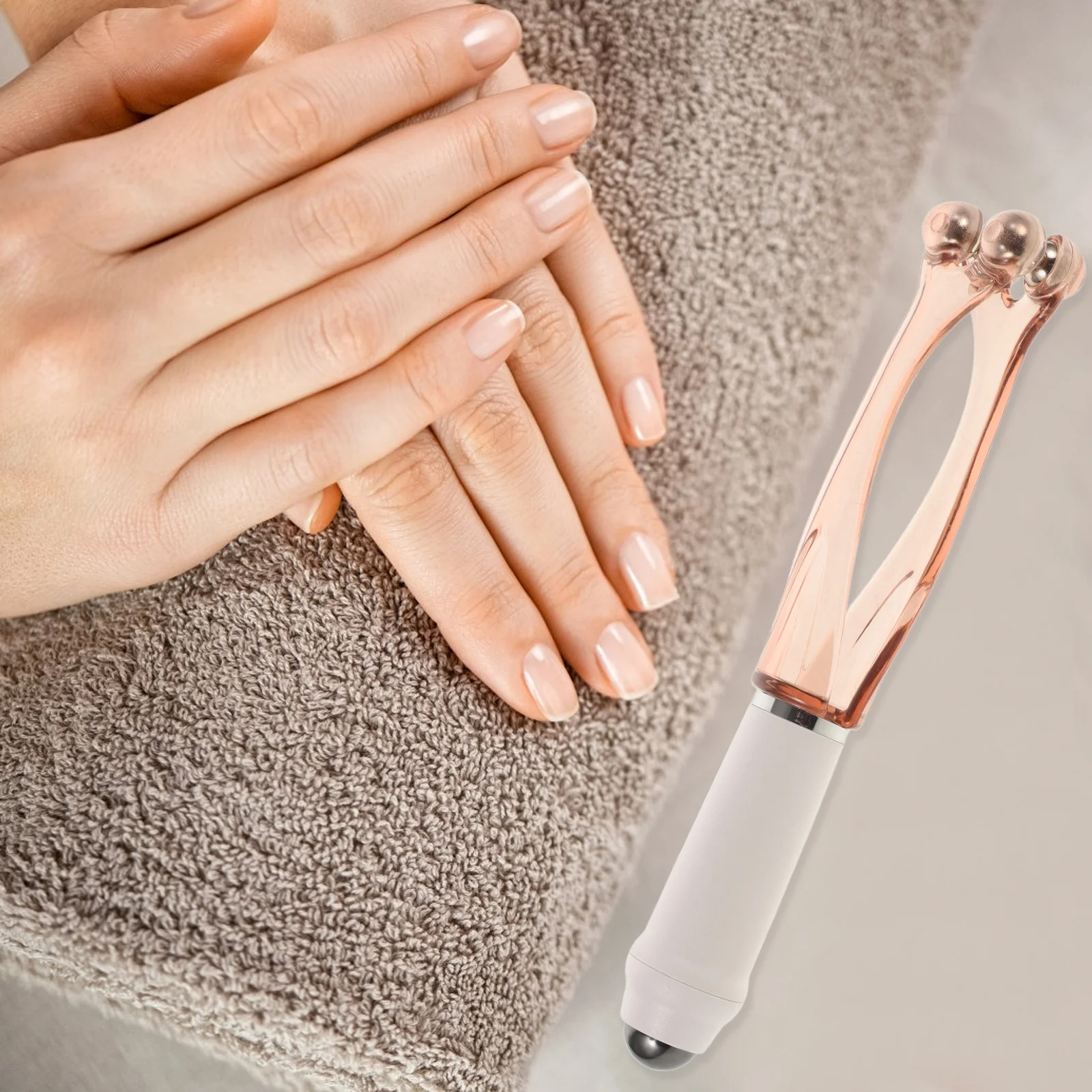 

Finger Massage Tool Portable Handheld Roller For Stress Relief Abs Pmma Steel Magnet Material Fingers Massager Handheld