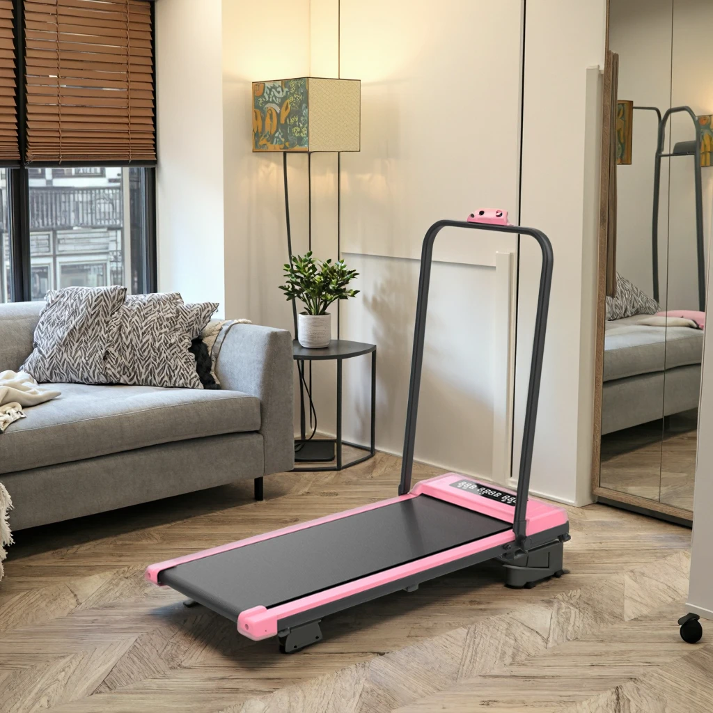 

Women Children Fitness Running Machine Home Electric Treadmill Silent Motor Plug-In Foldable Under Desk Mini Walking Treadmill