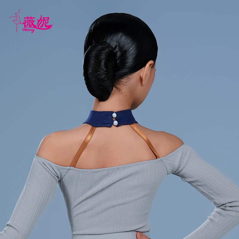 Venny Style Latin Dance Wear Girls Practice Set: Premium Long Sleeve Halter Top & Flared Pants Separates, New Slim Fit Modern