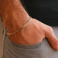 3-11mm Chunky Miami Curb Chain Bracelet for Men, Stainless Steel 1 3-11mm Chunky Miami Curb Chain Bracelet for Men, Stainless Steel 1