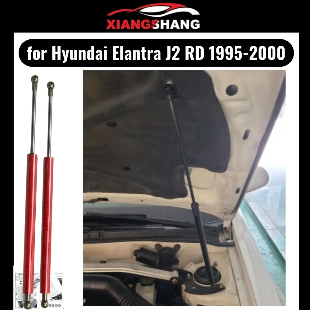 

Front Hood Bonnet Modify Gas Struts for Hyundai Elantra J2 RD series 1995-2000 Absorber Lift Support Shock Damper Carbon Fiber