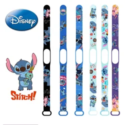 Disney Stitch Silicone Strap for Xiaomi Mi Band 7 6 5 4 3 Replacement Bracelet/Wristband Smart Watch Accessories Waterproof Gift