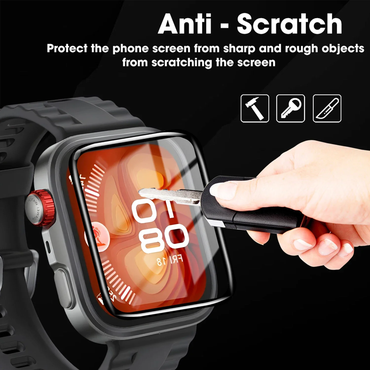 Full Coverage Protective Films For Huawei Watch Fit 4 Pro 4Pro 3D Curved Screen Protector Ultra HD Anti-scratch Soft Films