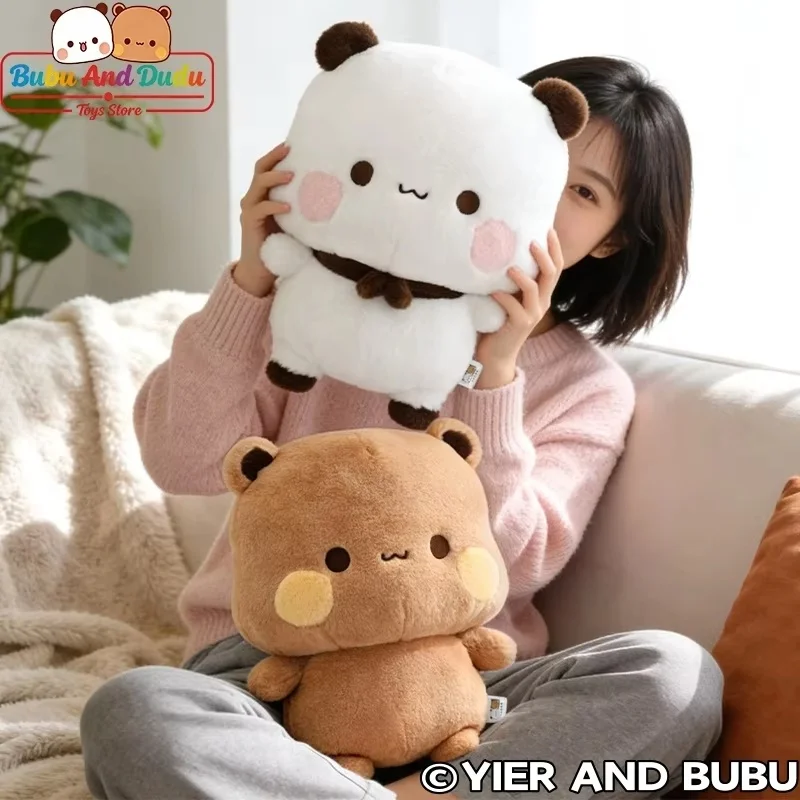 2026 New 35CM Panda Bubu And Yier Plush Toy，Official Original Cute Panda Bubu And Dudu Anime Popular Plush Doll Birthday Gift