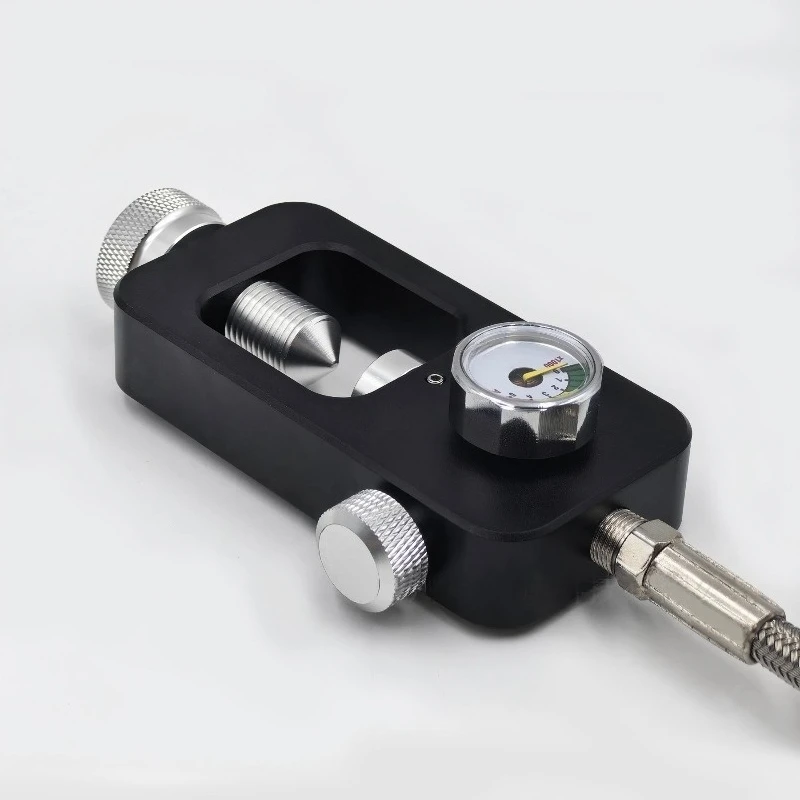 Scuba Diving Tank Fill Test Valve Air Fill Station With 8mm Quick‑Connect Fitting High‑Pressure Charging Accessory
