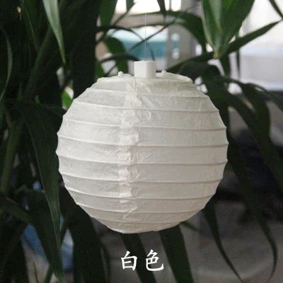 White Round Chinese Cloth&Paper Lantern Birthday Wedding Party decor gift craft DIY lampion hanging lantern ball party supplies