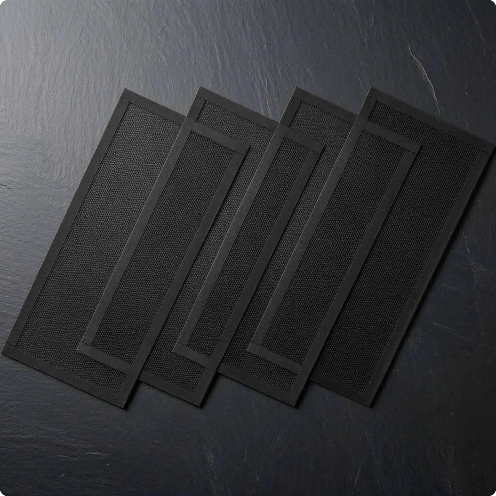 PVC Magnetic Vent Screen Cover Plate Set of 4 for 4x10 Register Opening Blocking Mesh
