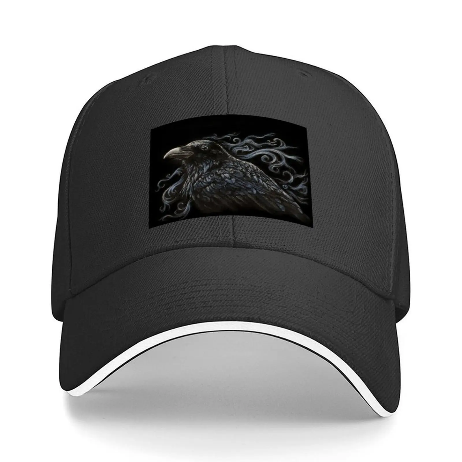 

Raven Spirit Bird Baseball Cap Visor Sunscreen Luxury Man Hat Sun Hat For Children Men's Luxury Women's
